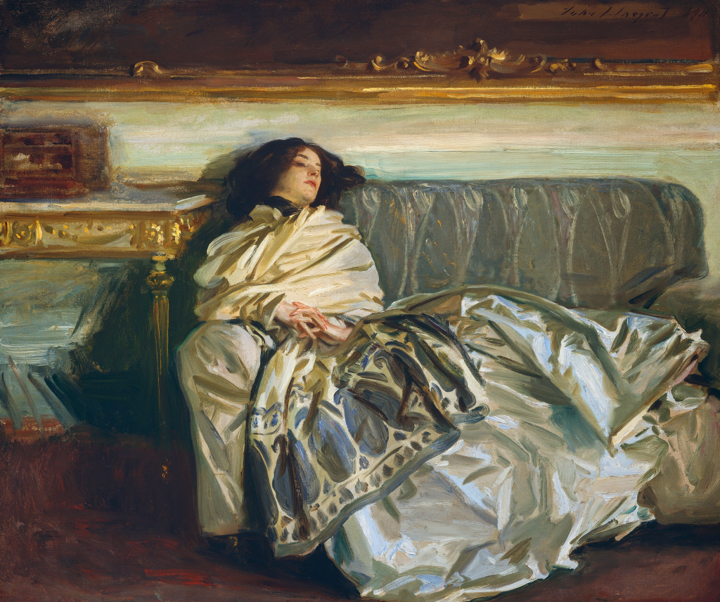 John Singer Sargent (1856-1925), Nonchaloir (Repose), 1911, oil on canvas, 63.8 x 76.2 cm. National Gallery of Art